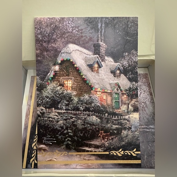 Vintage Hallmark Thomas Kincaid Christmas card set - Picture 3 of 8